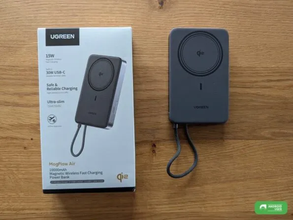 Unboxing des UGREEN MagFlow Air Magnetic Charger