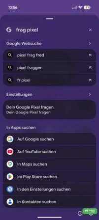 Google Pixel fragen, noch funktionslos