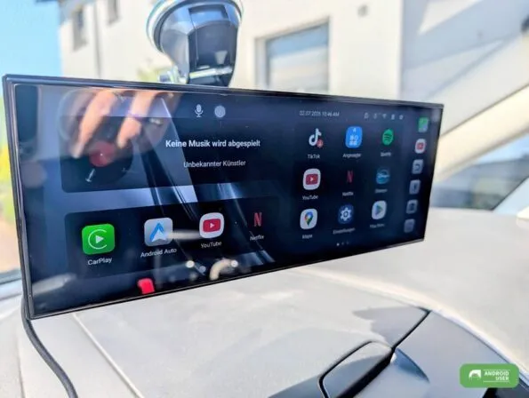 Das Display hat ein komplettes Android System an Bord