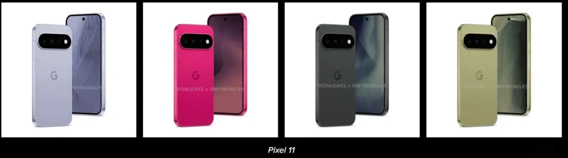 PIxel 11 in allen Farben